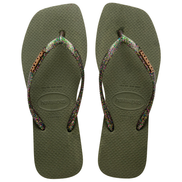 Havaianas - Women's Slim Square Logo Metallic - Sandalen