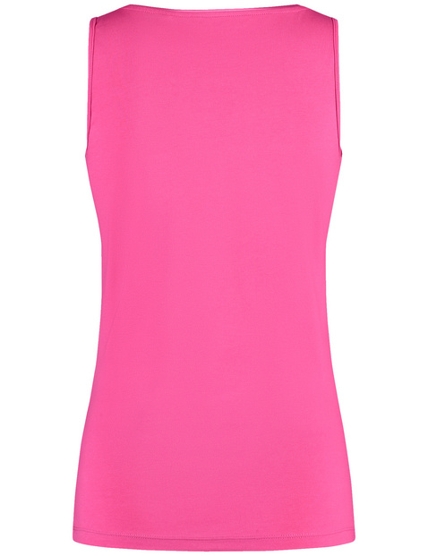 Basic Top aus nachhaltigem Baumwoll-Stretch