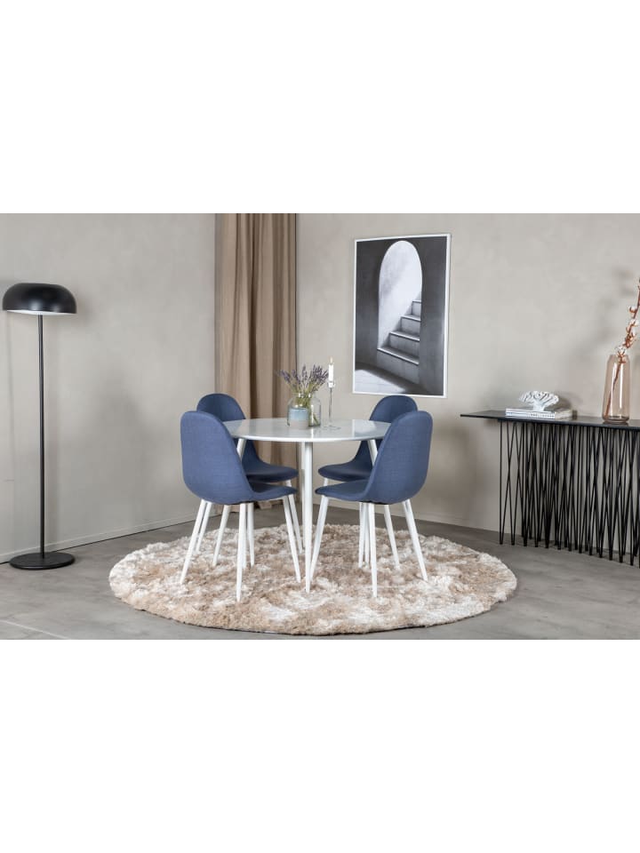 ebuy24 Essgruppe PlazaWHWH100 Weiß 100 x 100 cm günstig kaufen onesize
