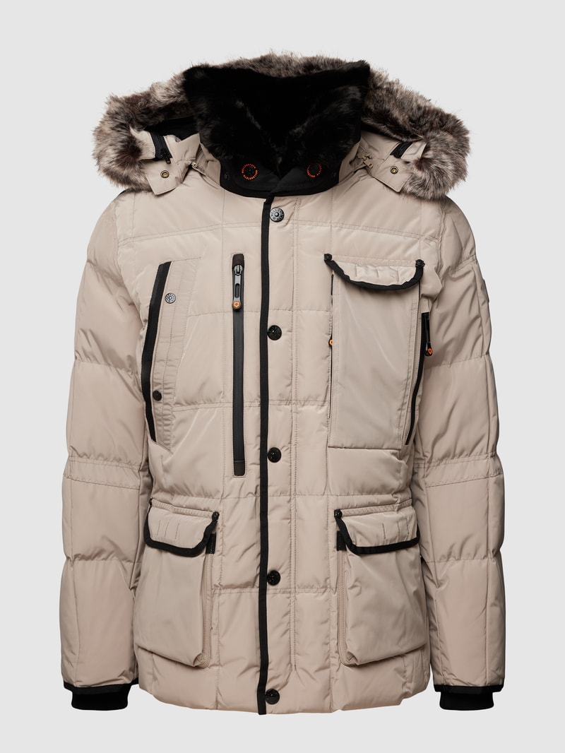 Funktionsjacke mit abnehmbarer Kapuze Modell 'MARVELLOUS' in sand