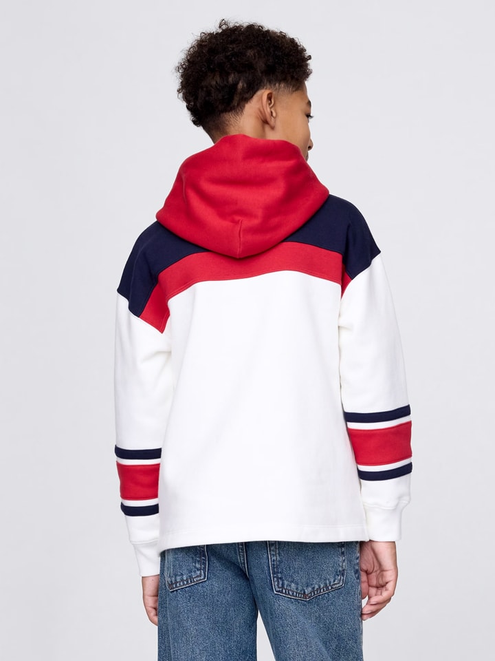 GAP Hoodie in Weiß/ Dunkelblau/ Rot günstig kaufen