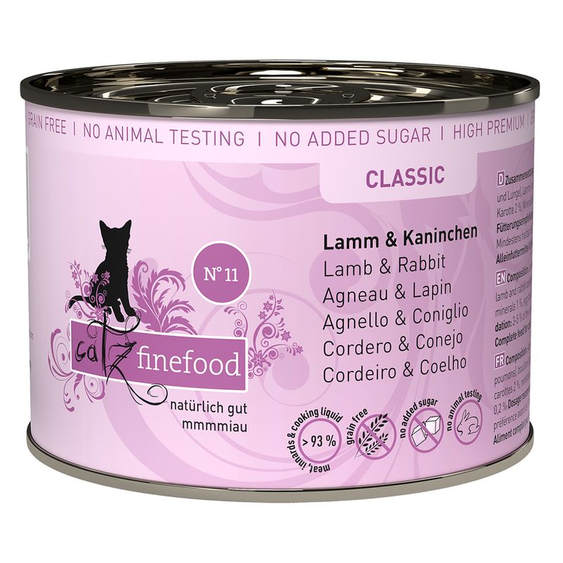 Sparpaket catz finefood 12 x 200 g zu TOP-Preisen