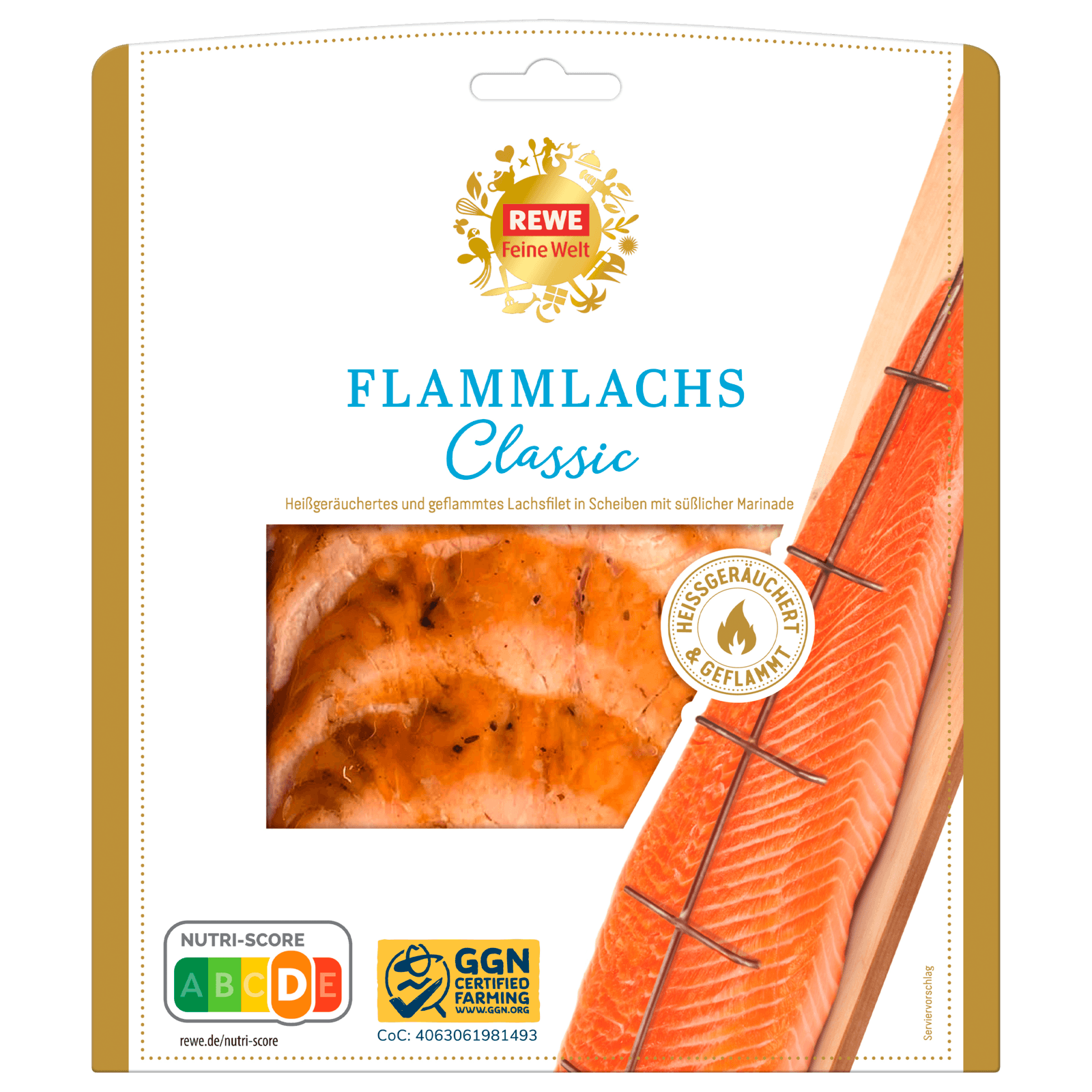 REWE Feine Welt Flammlachs Classic 120g