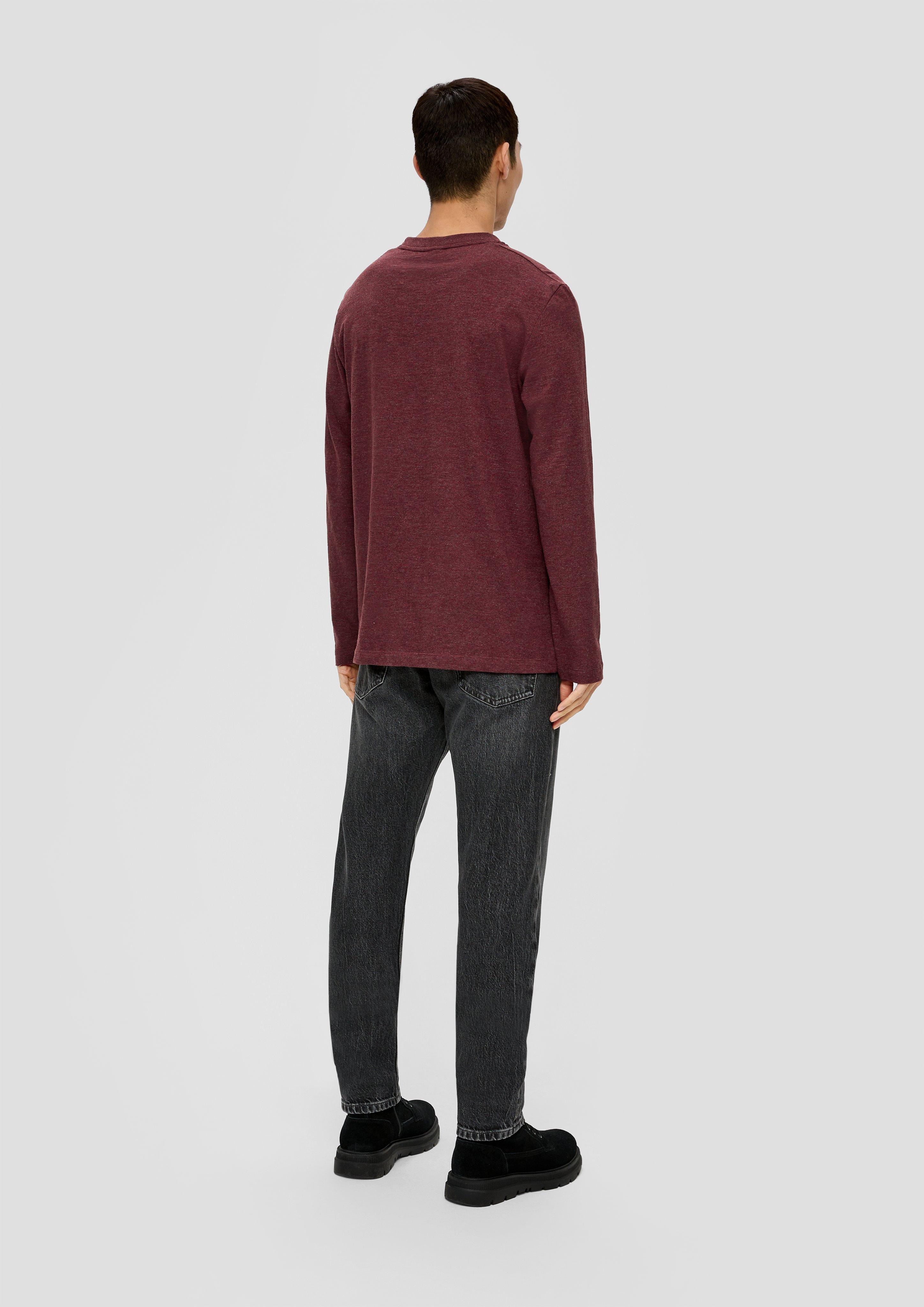 Langarmshirt mit Frontprint  2138673-39D1