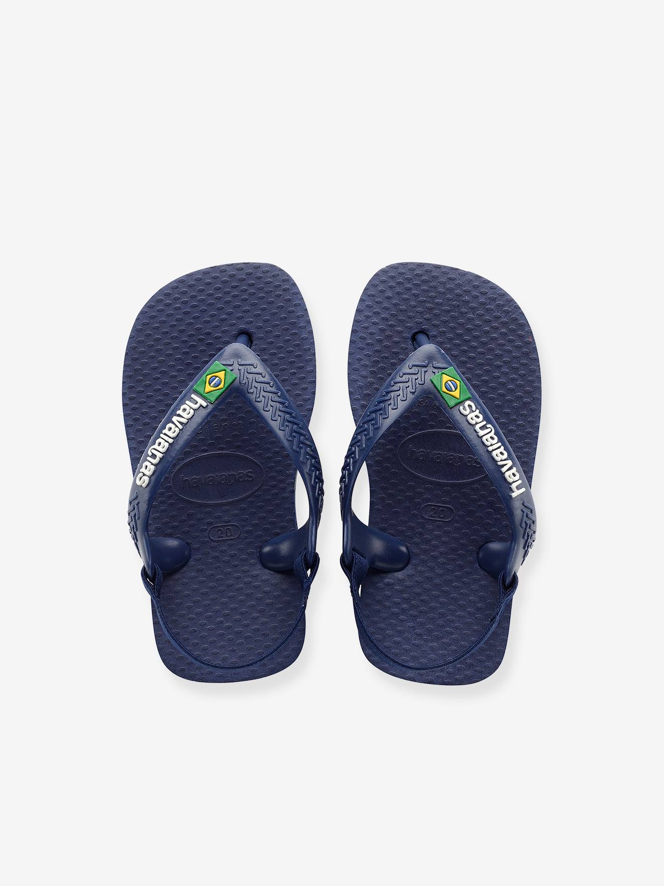 Havaianas Baby Zehentrenner Brasil Logo II HAVAIANAS - marine/weiß