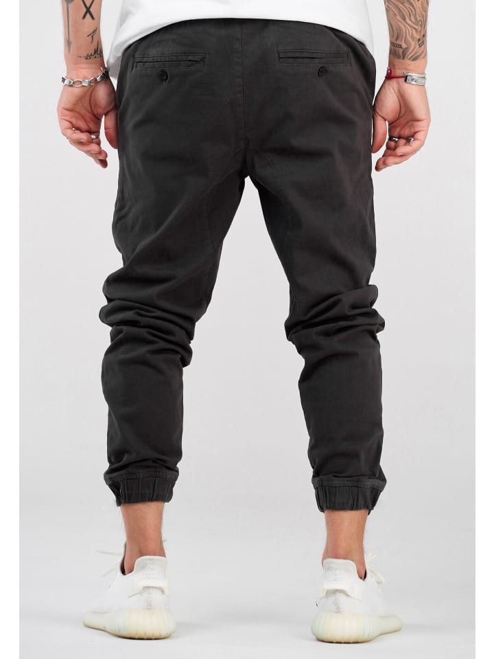 SOULSTAR Chino-Jogger - MPNOWRA Jogger-Hose Jeanshose Stoffhose in Schwarz günstig kaufen