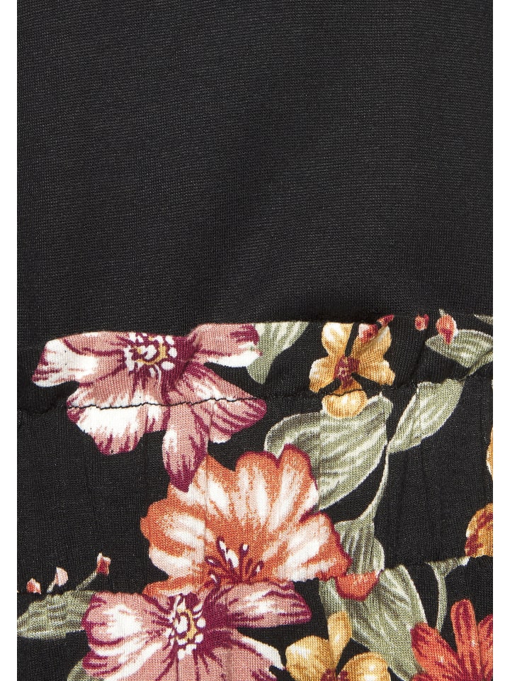 Buffalo Jerseykleid in schwarz-bunt bedruckt günstig kaufen