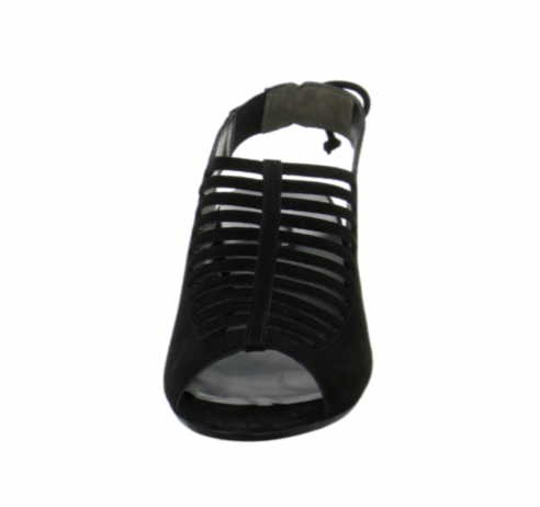 PAUL GREEN Komfort Sandalen schwarz schwarz Samtziege