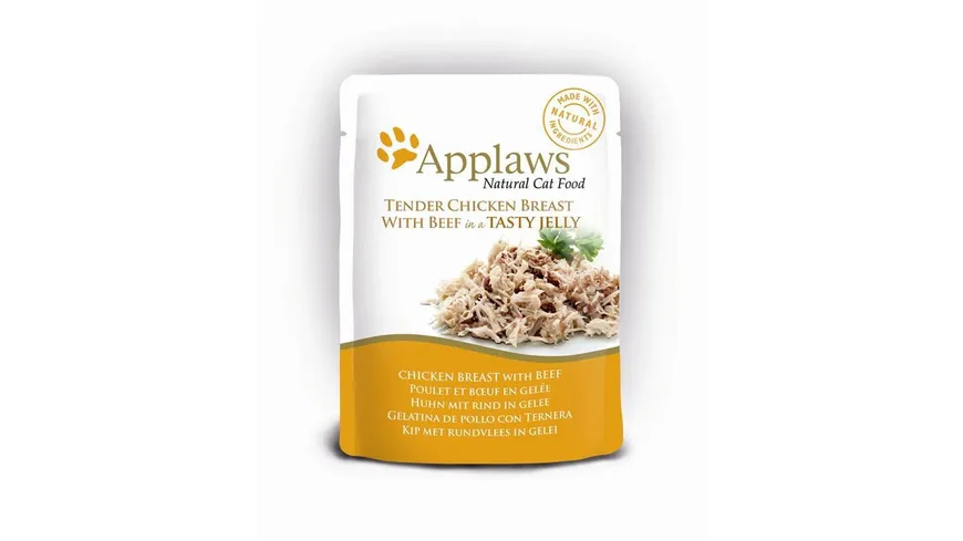 Applaws Huhn & Rind in Gelee 70g 70 g