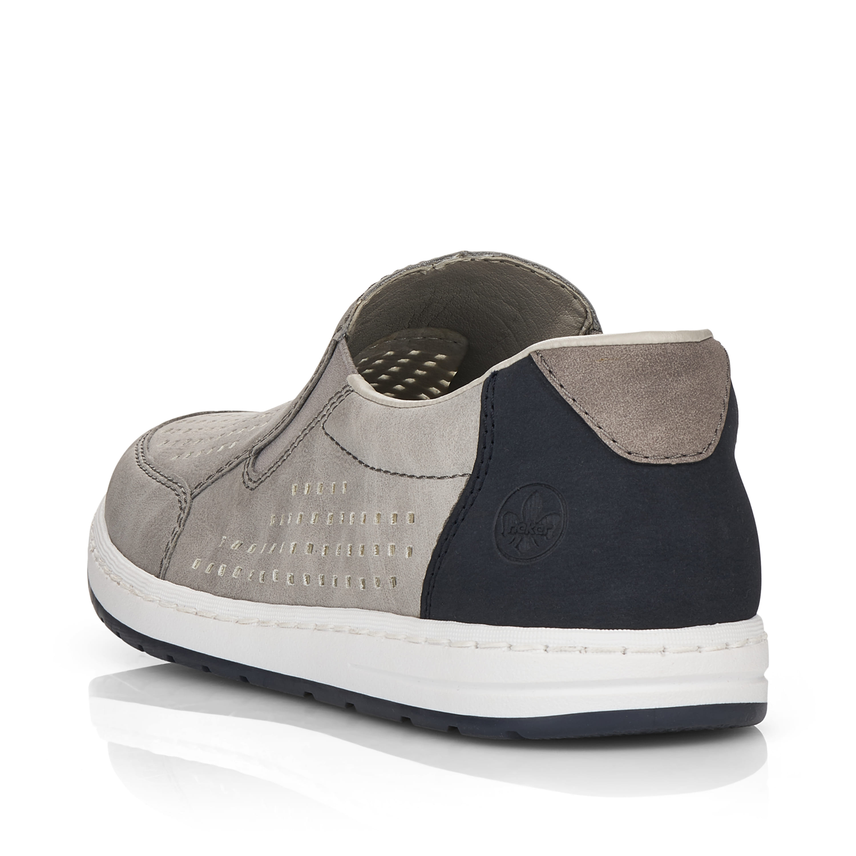 Rieker Herren Slipper mondgrau