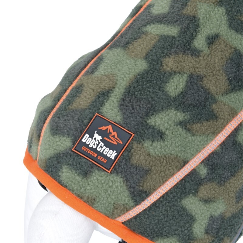 Dogs Creek Hundemäntel Dogs Creek Fleecejacke Makalu Camouflage 60 cm
