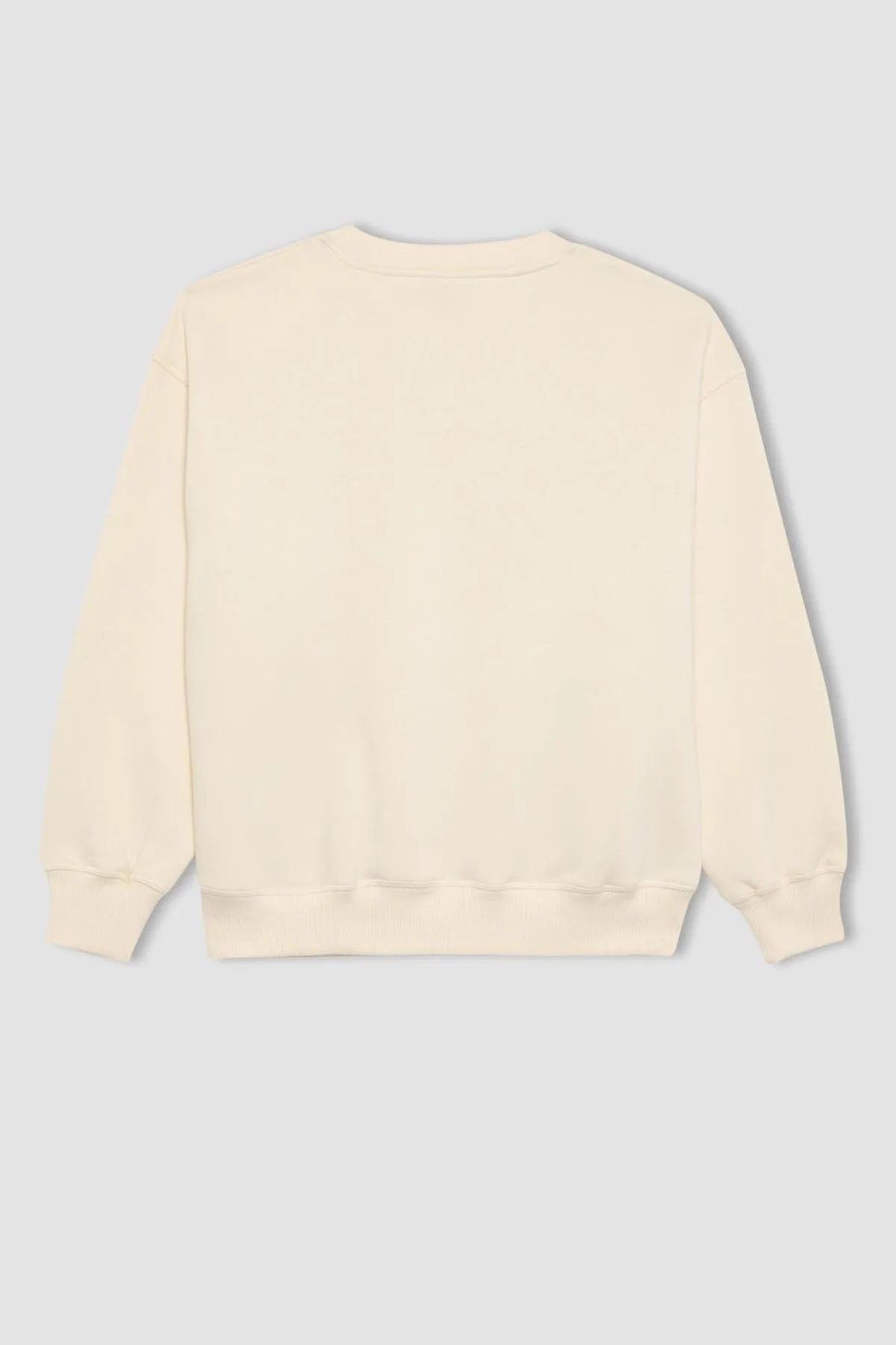 DeFacto  Dickes Mädchen-Sweatshirt in Oversize-Passform mit Rundhalsausschnitt und weicher, flauschiger Innenseite