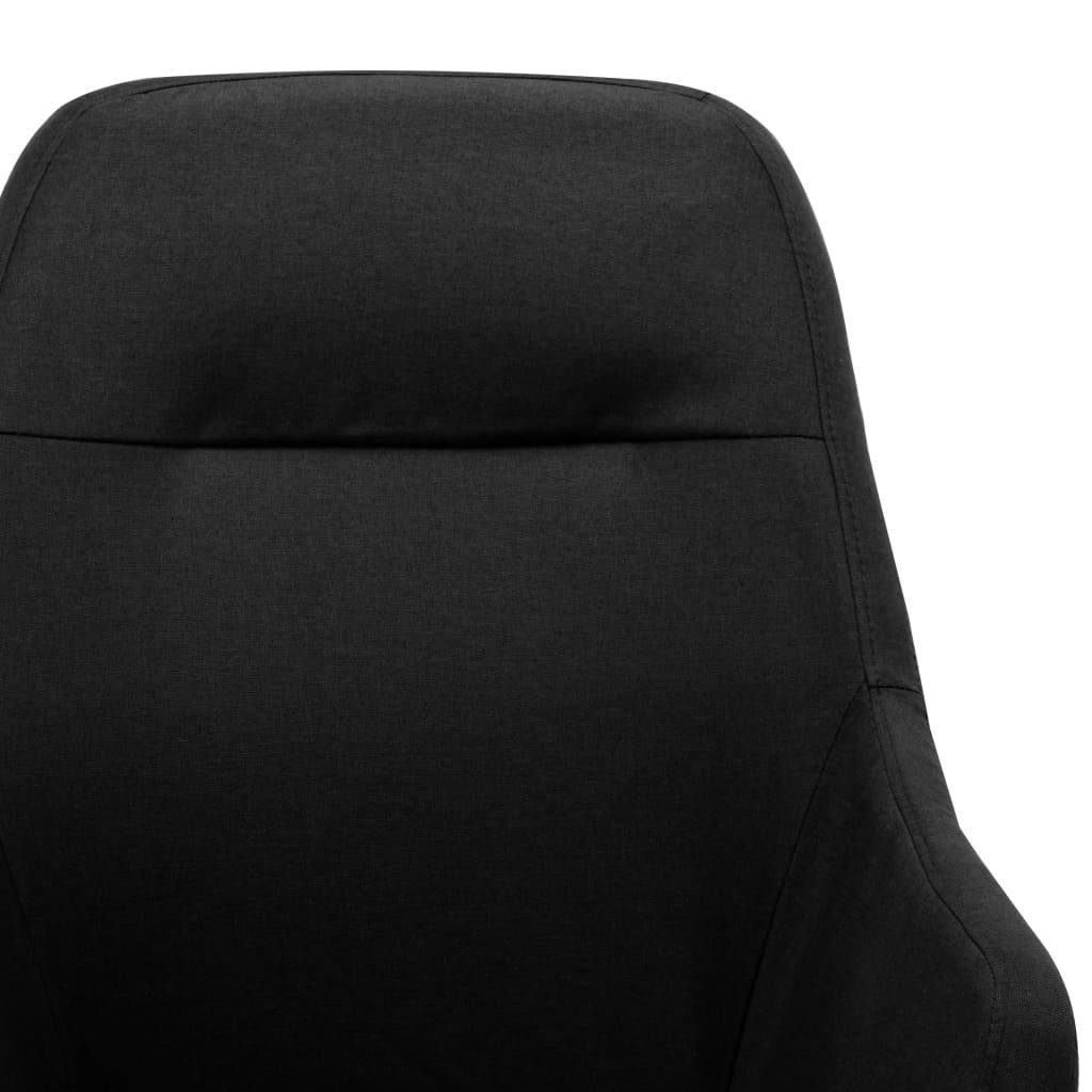 möbelando Schaukelstuhl Balzhausen (BxHxT: 61x89x80,5 cm), aus Stoff in Schwarz
