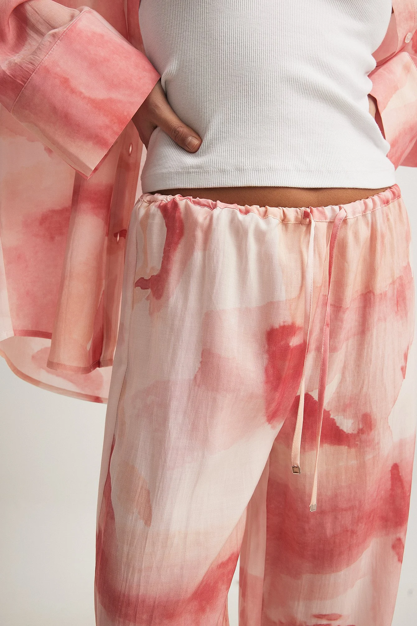 Luftige Hose mit Print