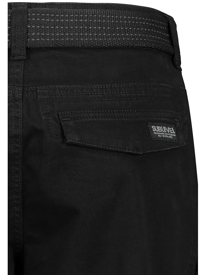 Sublevel Cargobermudas in Schwarz günstig kaufen