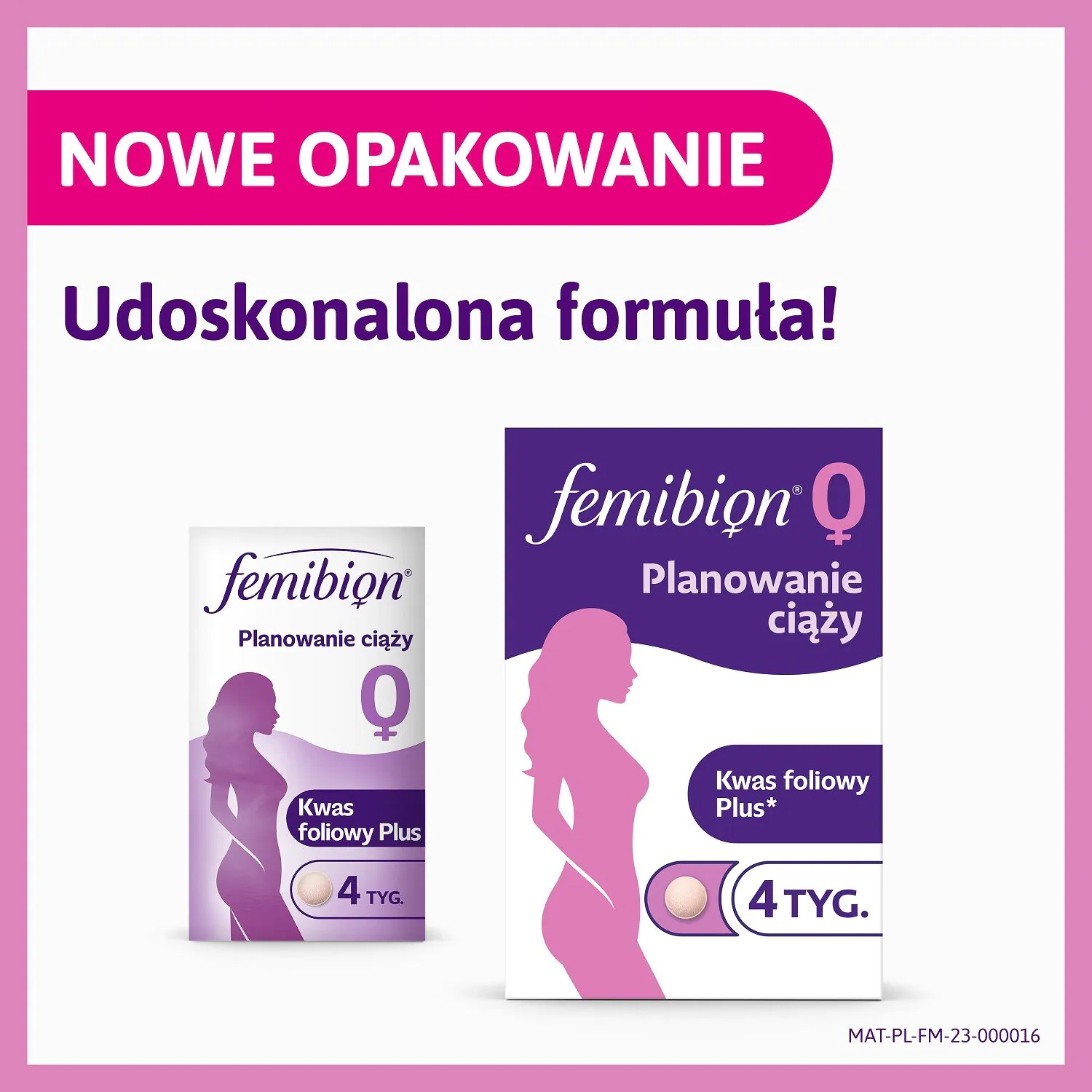 Femibion 0 Nėštumo planavimas, Maisto papildas moterims, planuojančioms nėštumą, Tabletės