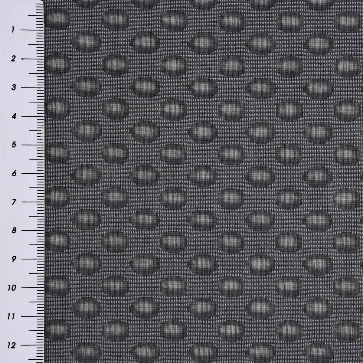 Meterware Rasch Textil Stores Punti Scherli Punkte anthrazit 300cm, halbtransparent, Kunstfaser, überbreit