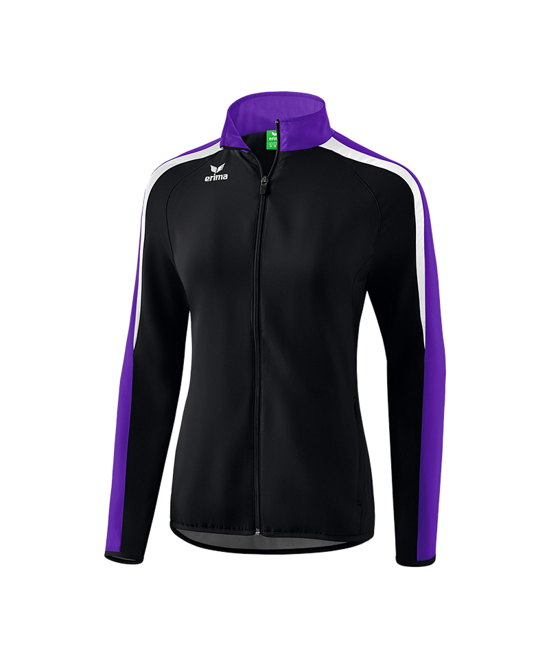Erima Liga 2.0 Präsi-Jacke Damen Schwarz Lila
