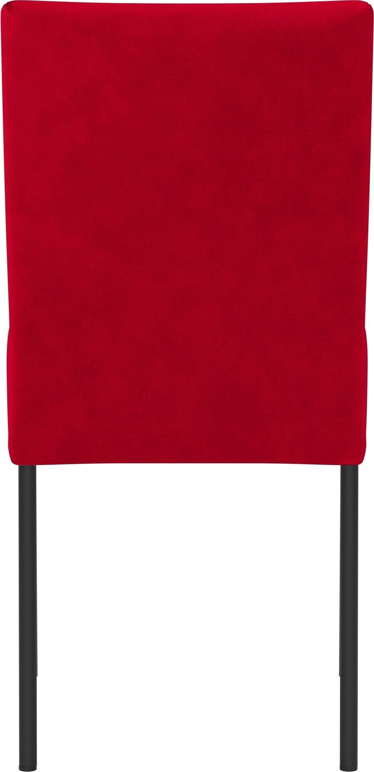 Home affaire 4-Fußstuhl Enita (Set, 2 St), mit edler Knopfheftung in der Rückenlehne, Sitzhöhe 49 cm