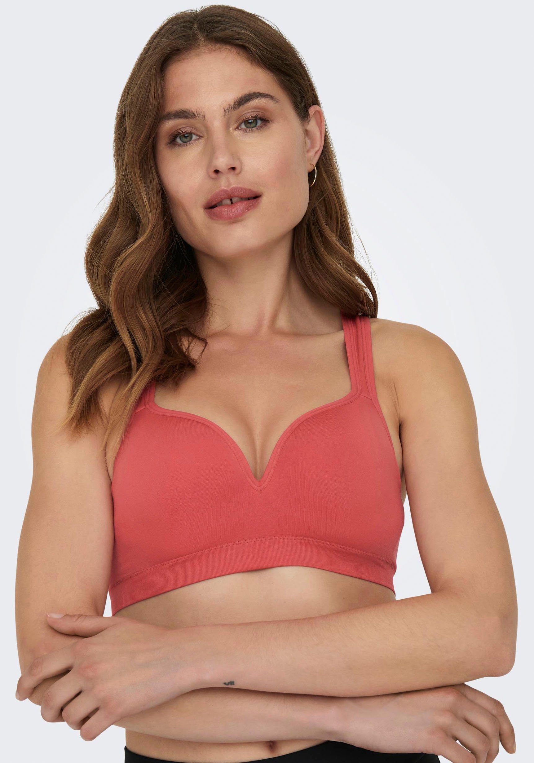 ONLY Play Sport-BH ONPMARTINE CIR SPORTS BRA mit eingearbeiteten Cups - seamless