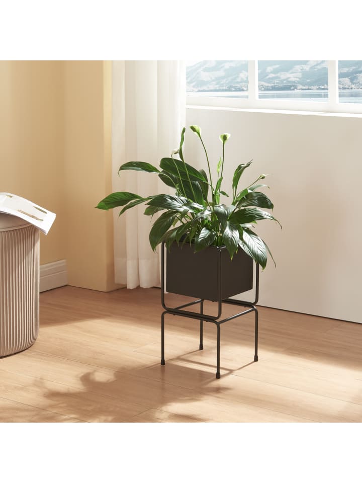 en.casa Pflanzständer Sveio in Schwarz (H)35.5cm günstig kaufen onesize