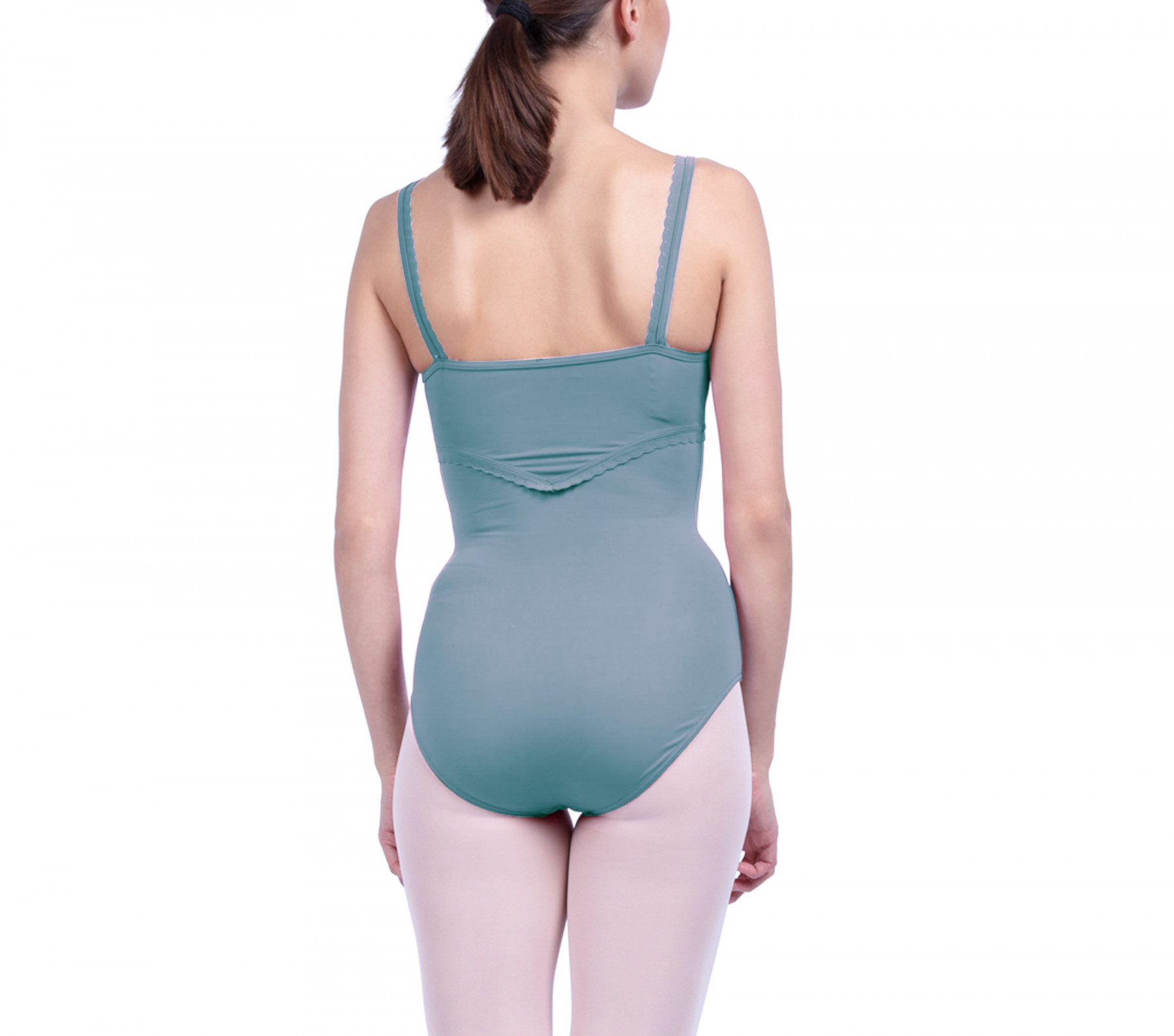 Fancy finishing details leotard