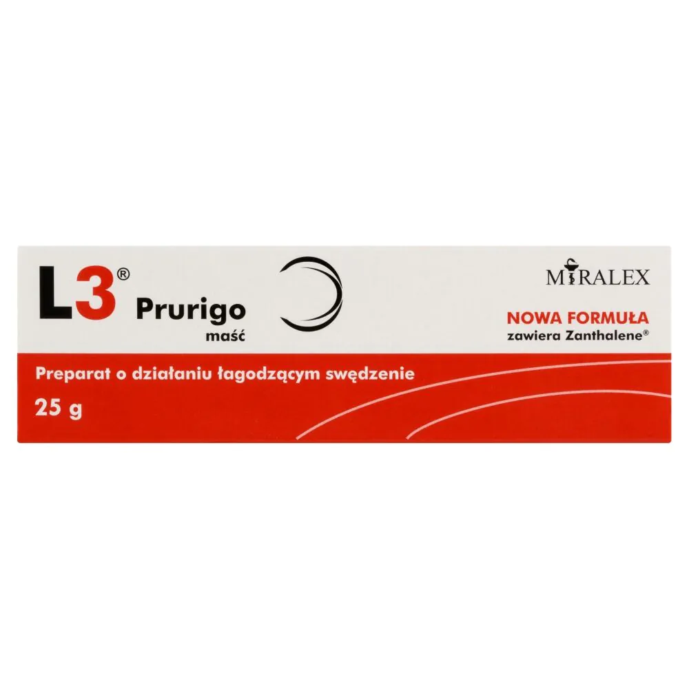L3 Prurigo apsauginis ir priežiūros tepalas su aplikatoriumi 25 g