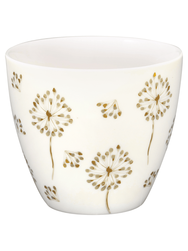 Greengate Latte Cup LARYN Weiß mit Pusteblumen günstig kaufen onesize
