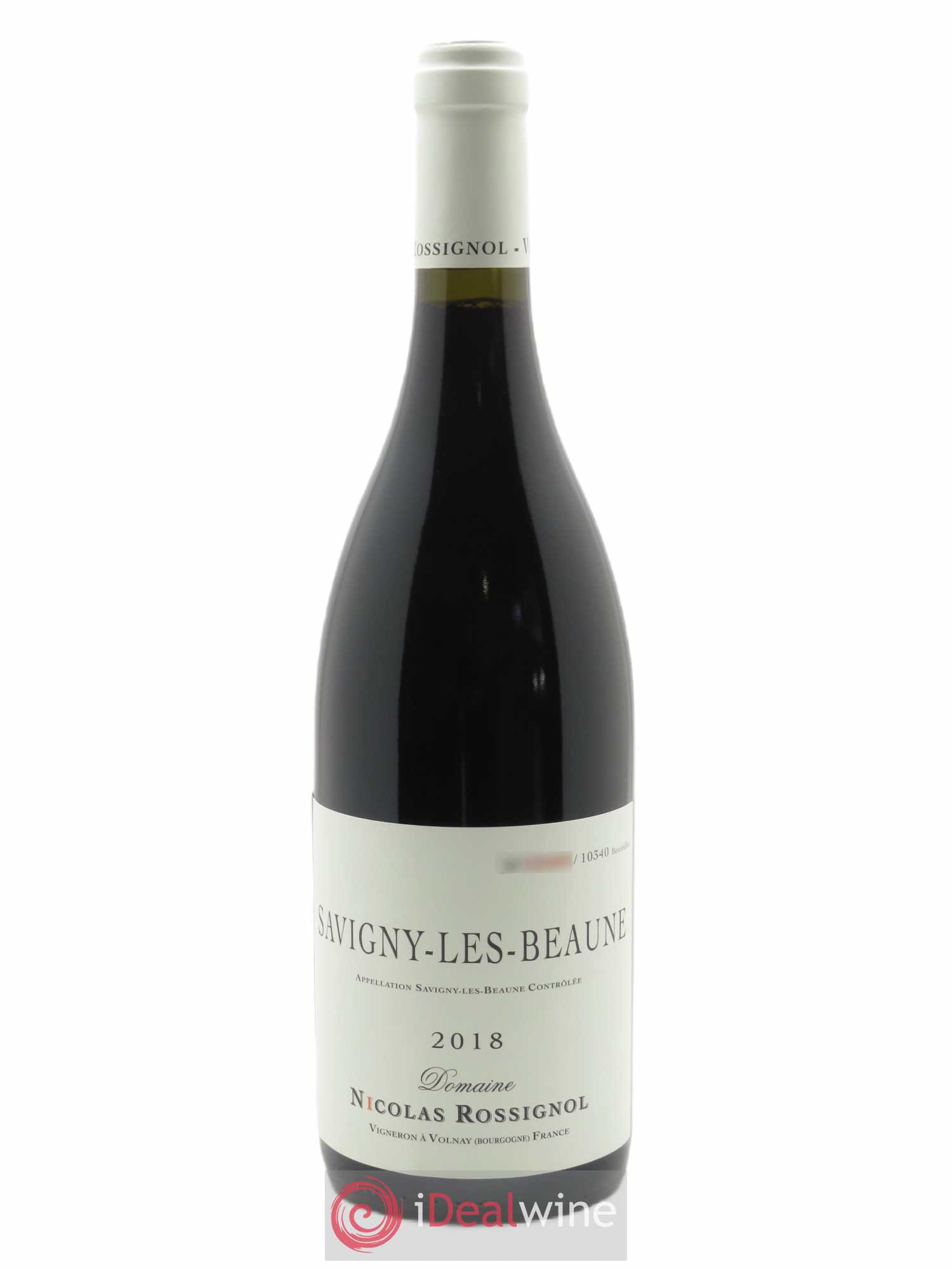 Savigny-lès-Beaune Nicolas Rossignol  2018 - Lot de 1 Bouteille