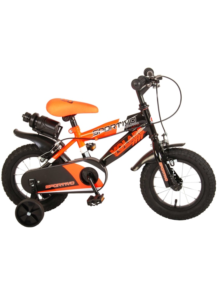 Volare Kinderfahrrad Sportivo Jungen 12 Zoll Kinderrad Neon Orange Schwarz 3 Jahre günstig kaufen onesize