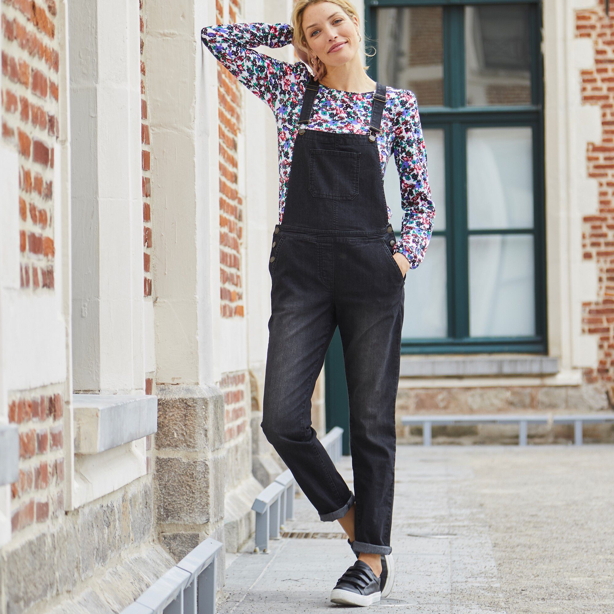 Salopette en jean stone