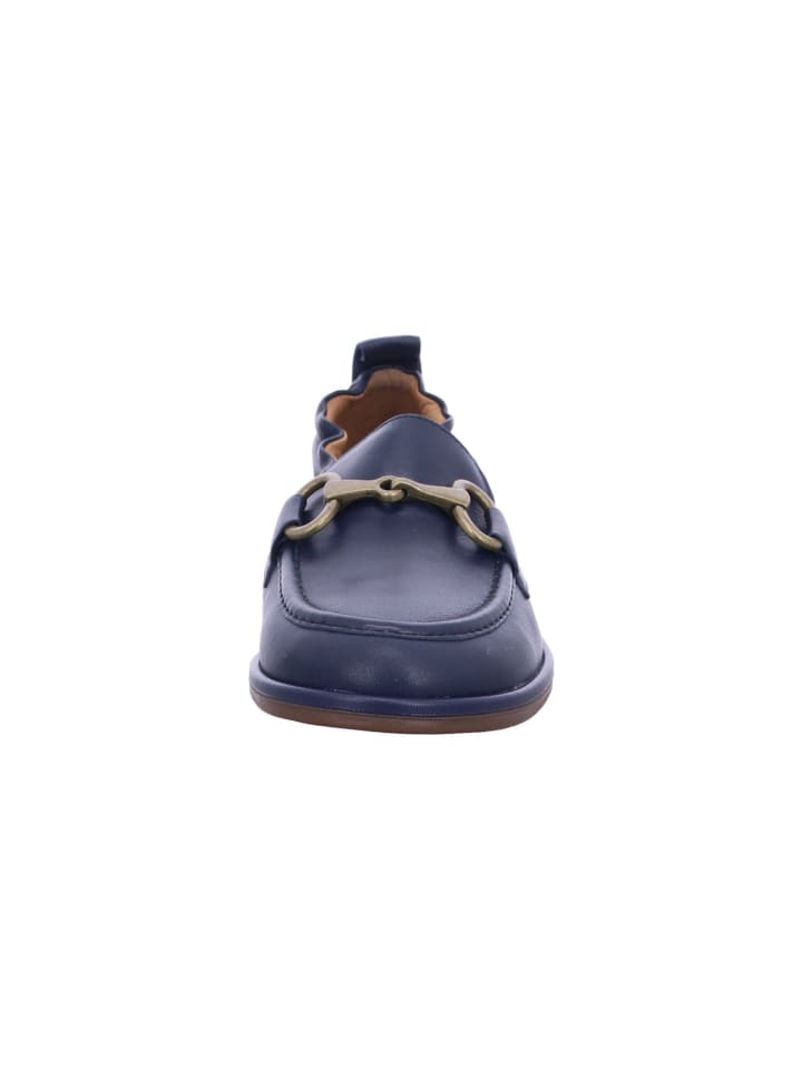 Marc O'Polo Damen Slipper Leather Working Group Gold / LOAFER in Blau günstig kaufen