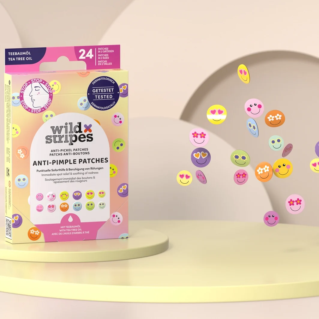 Plasturi anti-coșuri - Ulei de arbore de ceai - Tratament facial anti-pete 24 de ore, Mască facială purificatoare, Plasturi purificatori