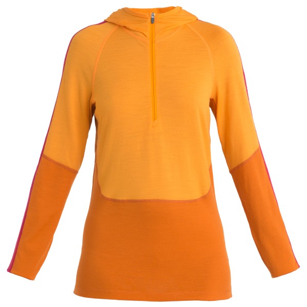 Icebreaker - Women's 200 Sonebula L/S Half Zip Hood - Merinounterwäsche