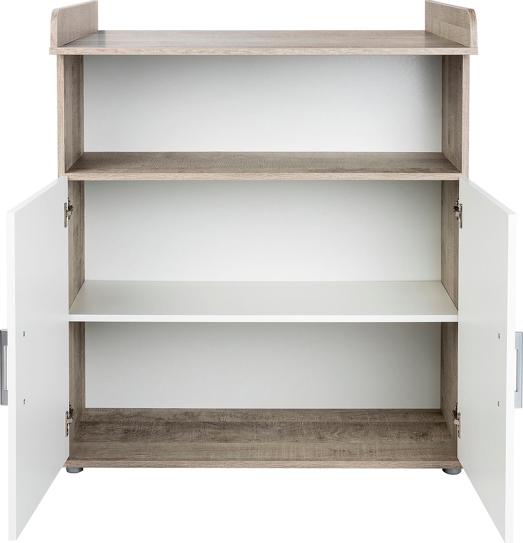 arthur berndt Babyzimmer-Komplettset arthur berndt Kilian, (Set, 5-St), Kleiderschrank, Kinderbett, Wickelkommode, Seiten und Wickelkomm-Regal