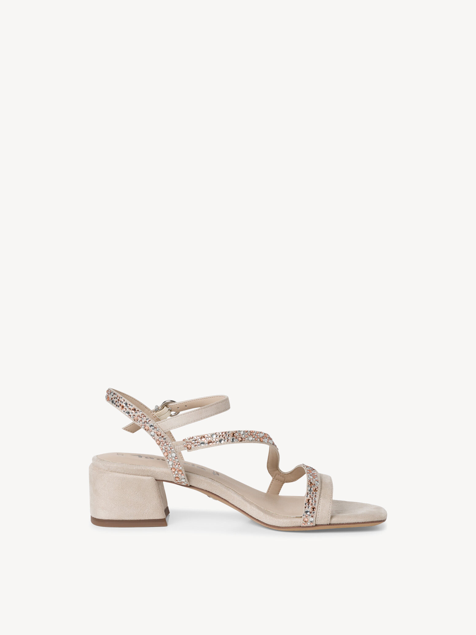 Sandale à talon - beige