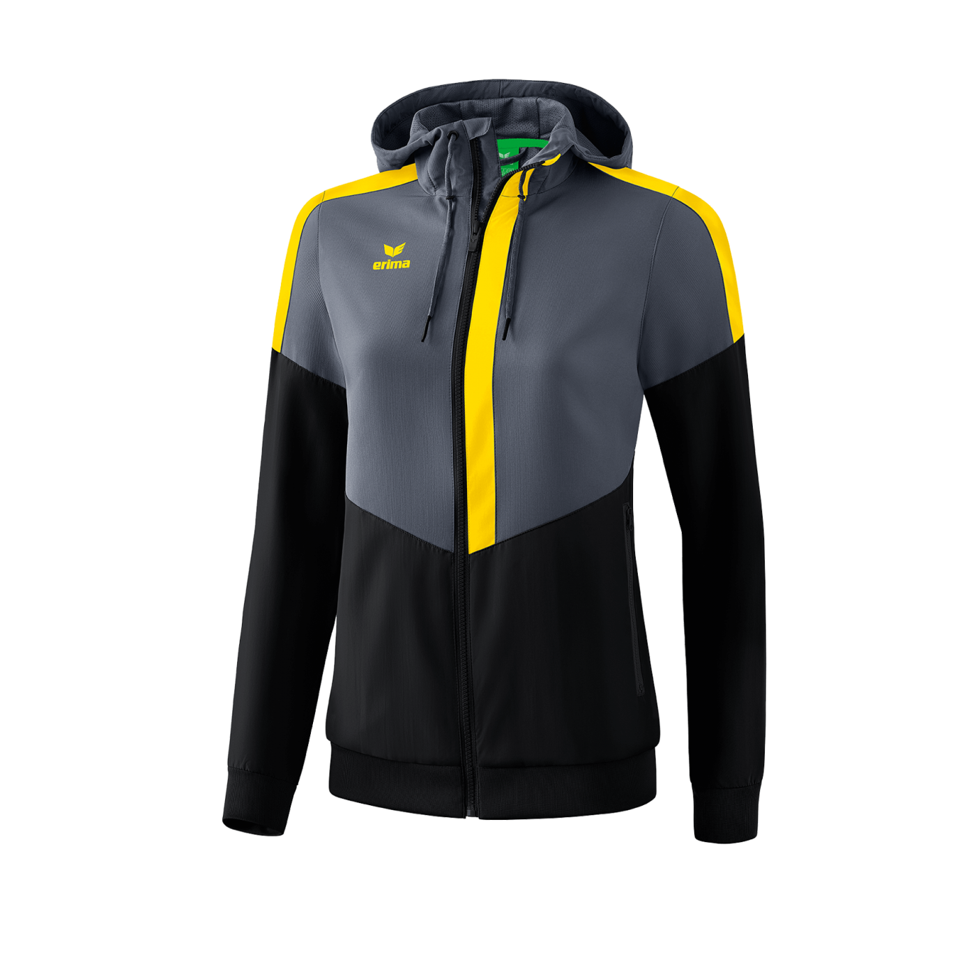 Erima Squad Präsentationsjacke Damen Grau Schwarz