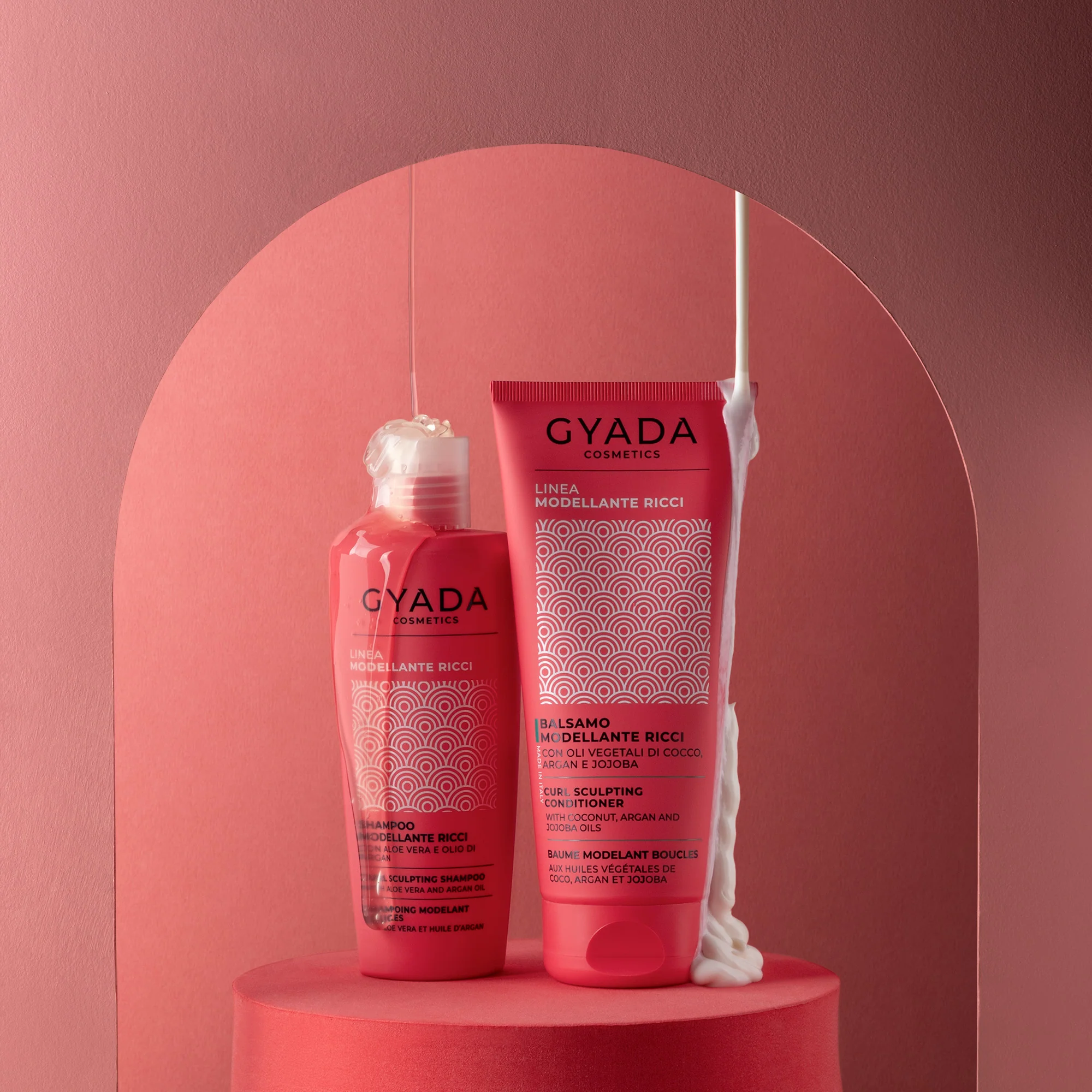 Linea Modellante Ricci Curl Care Box - Cofanetti per Capelli, Shampoo Ricci Definiti, Balsamo Ricci Definiti Capelli
