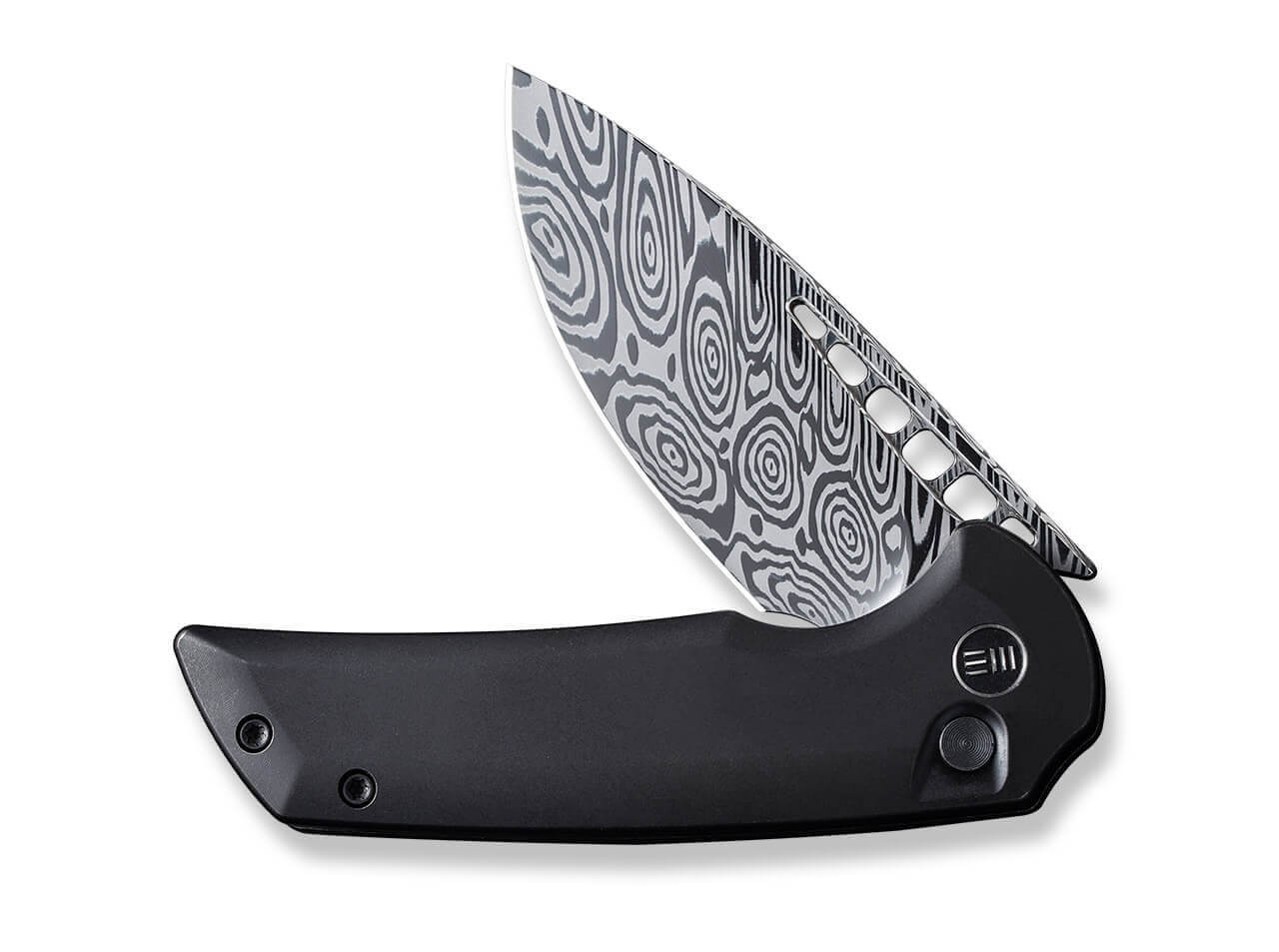 Mini Malice Titanium Black Damascus