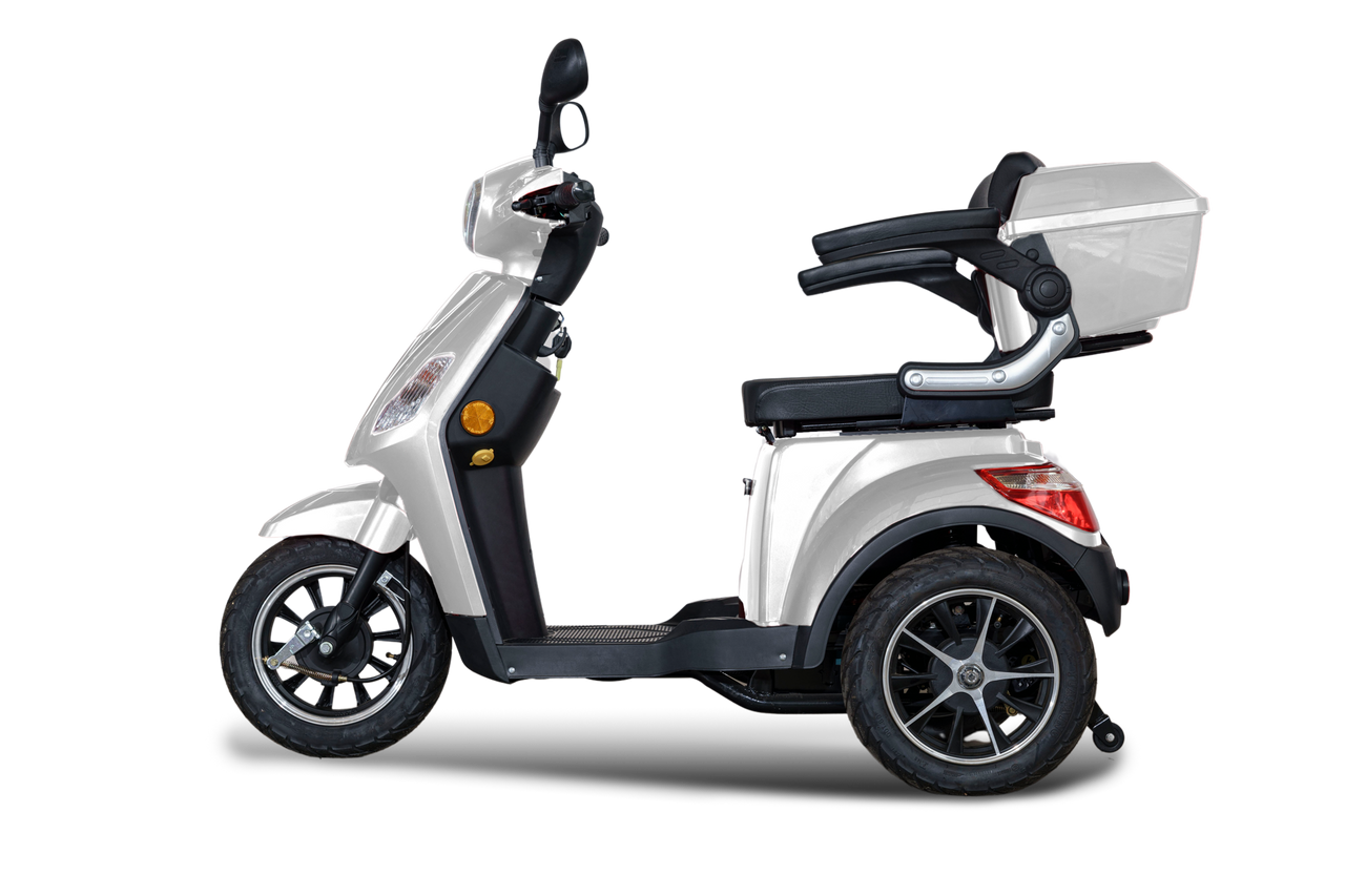 Stormborn R3 Elektro-Dreiradroller 25 km/h silber