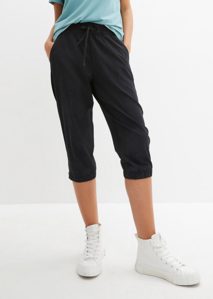 Schnelltrocknende Outdoorhose in Capri-Länge