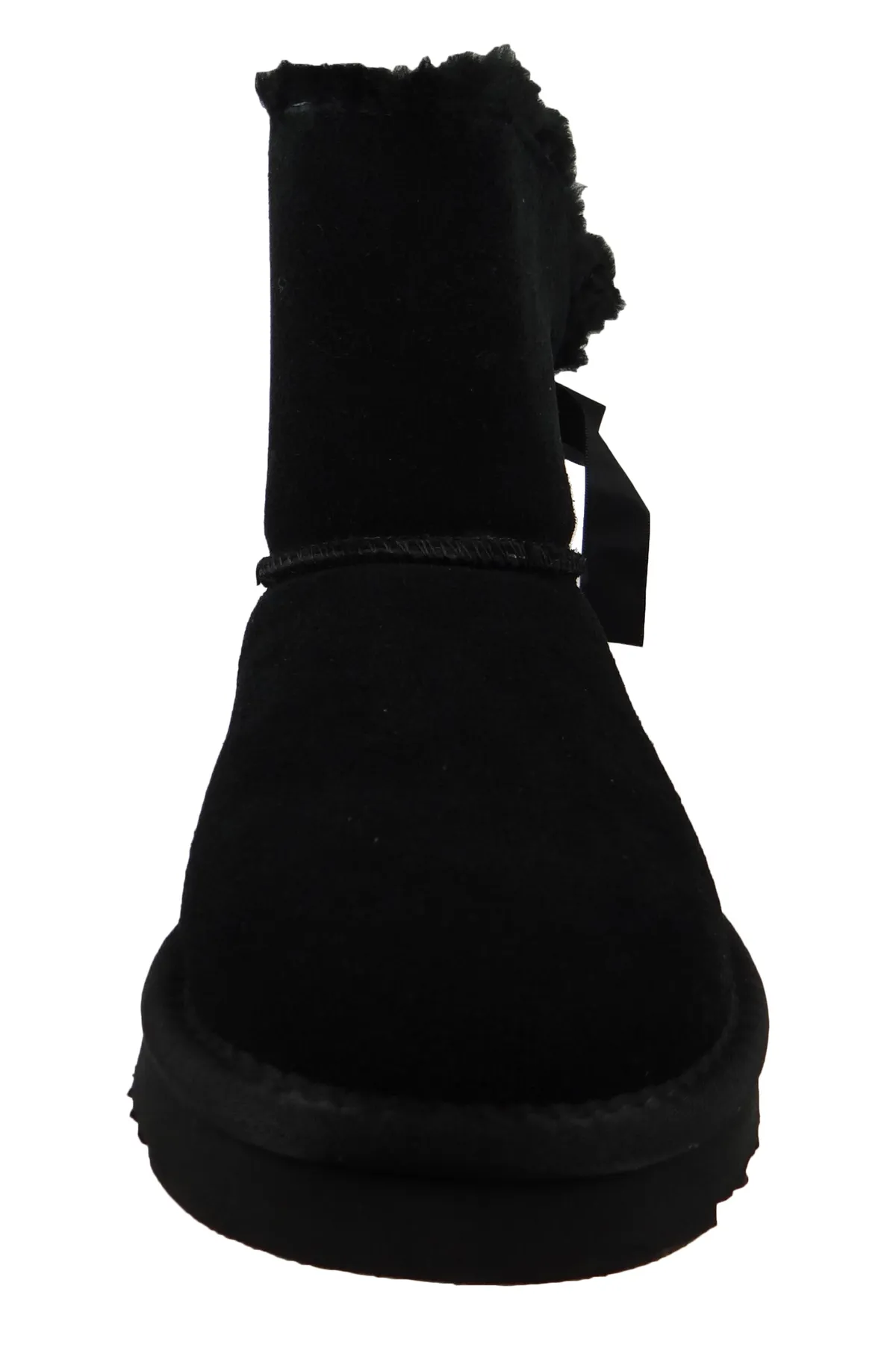 Mustang  Damen Sportliche Stiefelette Winterschuhe 1343606 Schwarz 9 schwarz Leder