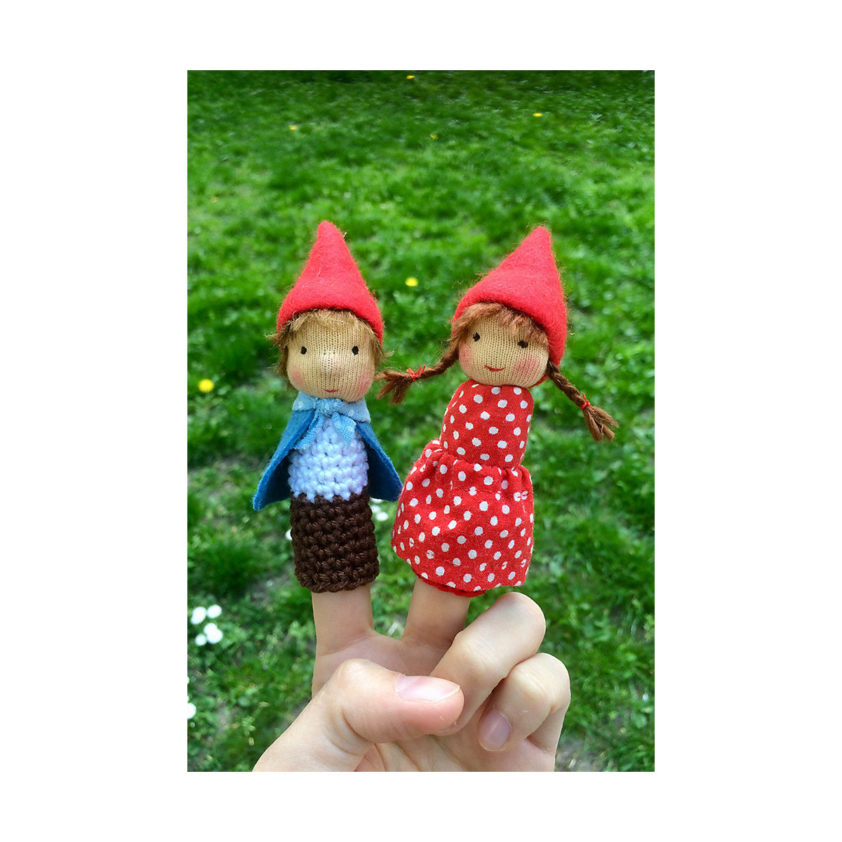 Fingerpüppchen häkeln und nähen