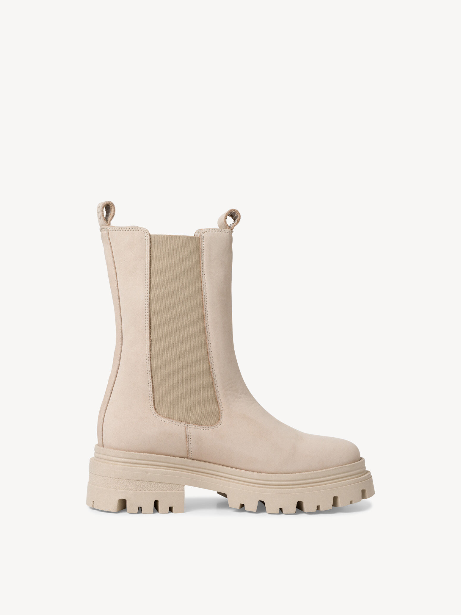 Bottine Chelsea en cuir - marron