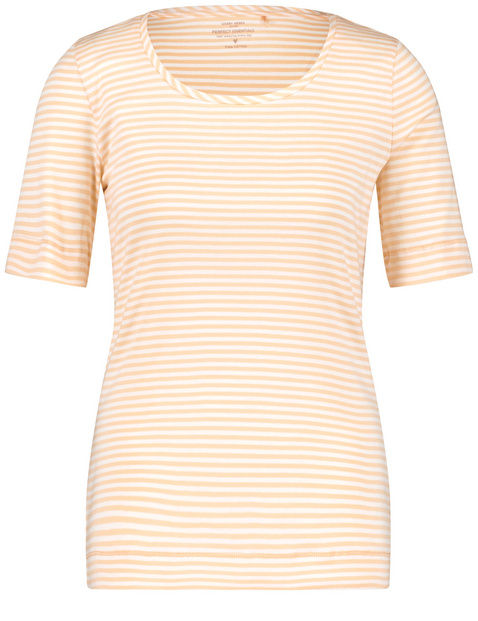Geringeltes T-Shirt aus Baumwolle