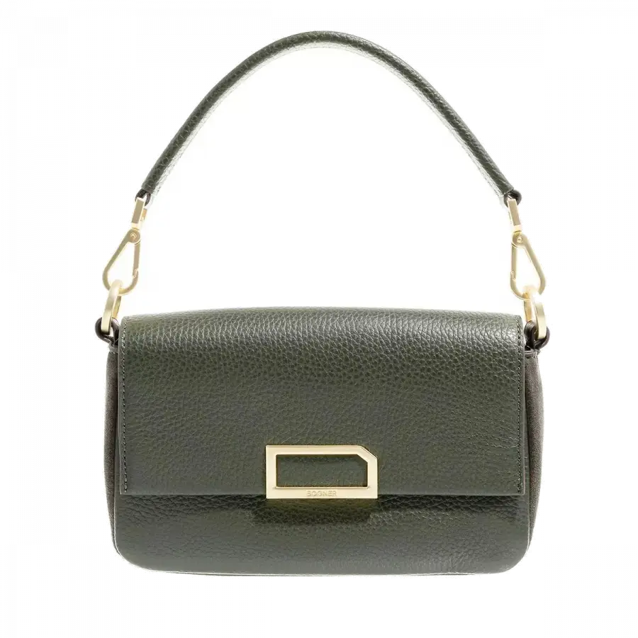 Bogner - Bogner Shoulder Bags Leder Dark Green - grün