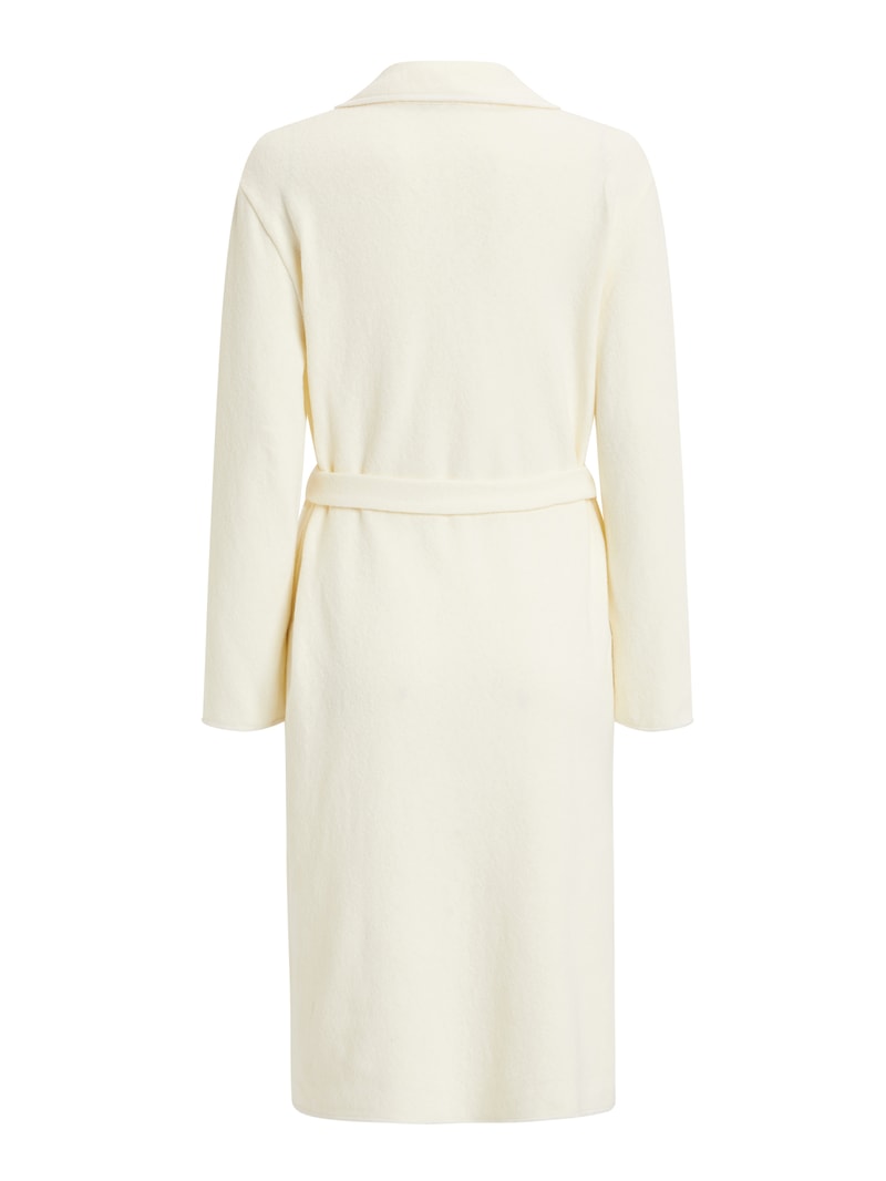 Bademantel aus Baumwollmischung in offwhite