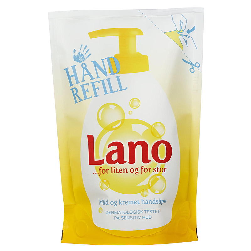 Lano Håndsåpe 300 ml refill, Lano
