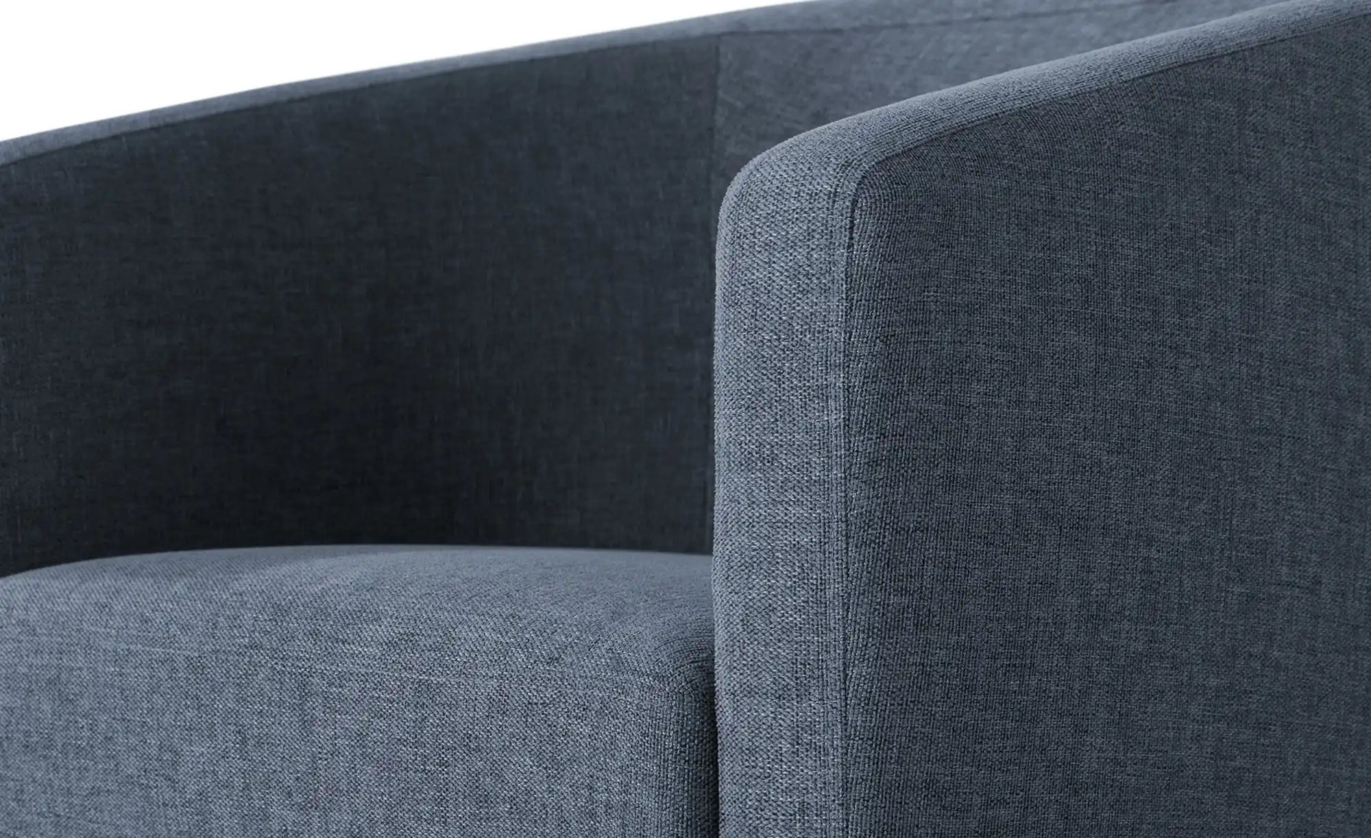 Sessel aus Flachgewebe