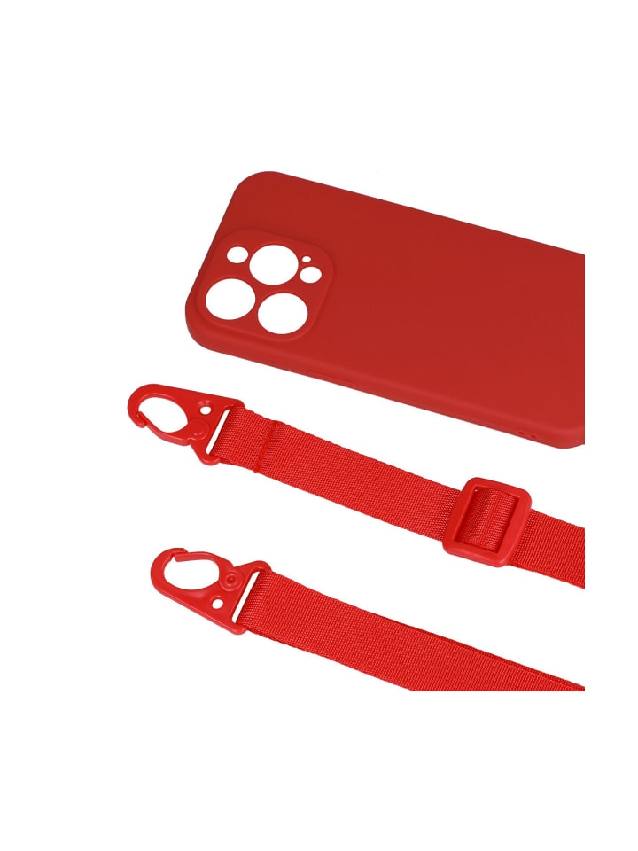 COFI 1453 Handy Hülle Umhängehülle kompatibel mit Iphone 15 Rot in Rot günstig kaufen onesize